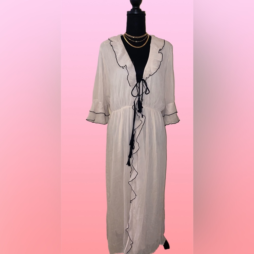 ZARA beige dress/ NWT